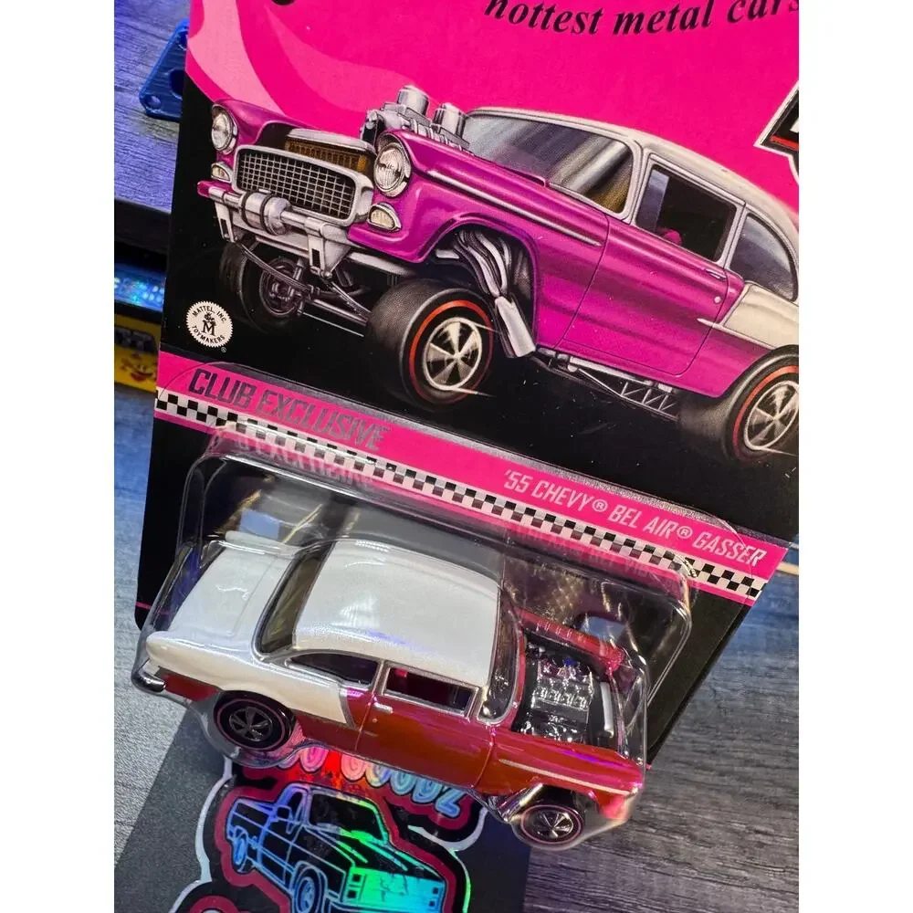 Hot Wheels RLC 55 Chevy Bel Air Gasser Pink